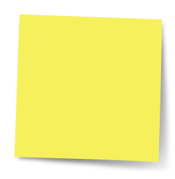 blank post-it note pad